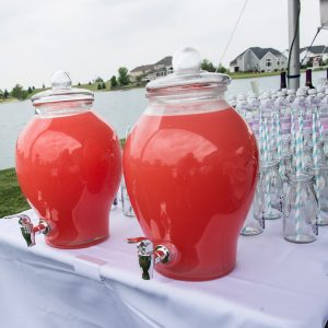 Country Glass Beverage Dispenser