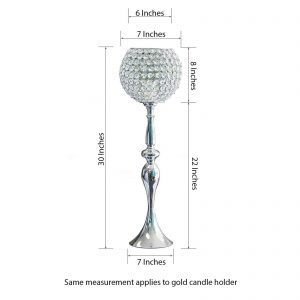 30″ Acrylic Crystal Goblet Holder