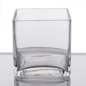 Premium Square Glass Vase