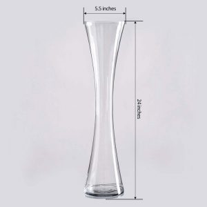 24″ Heavy Duty Hour Glass Vase
