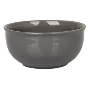 6 in. Gray Stoneware Bowl