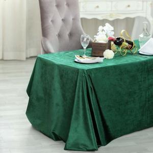 90″ x 132″ Premium Velvet Rectangle Tablecloth
