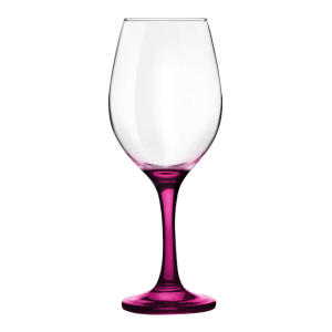 Superior Wine Glass with Purple Stem