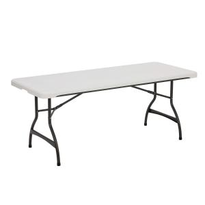 6ft White Folding Table
