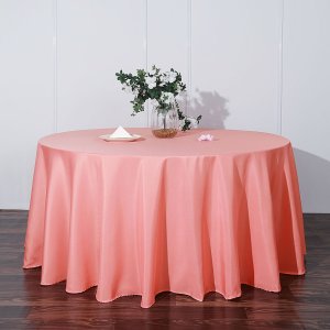 132″ Polyester Round Tablecloth