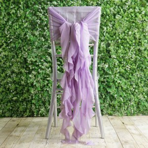 Curly Willow Chiffon Chair Sashes