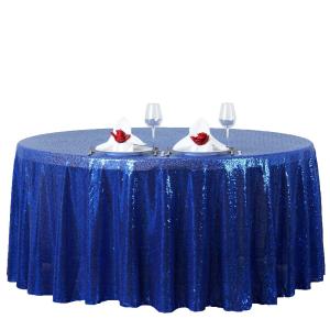 120″ Premium Sequin Round Tablecloth