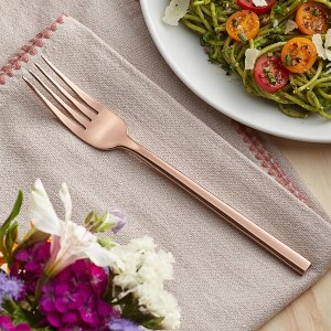 Acopa Phoenix Rose Gold Stainless Steel Forged Dinner Fork